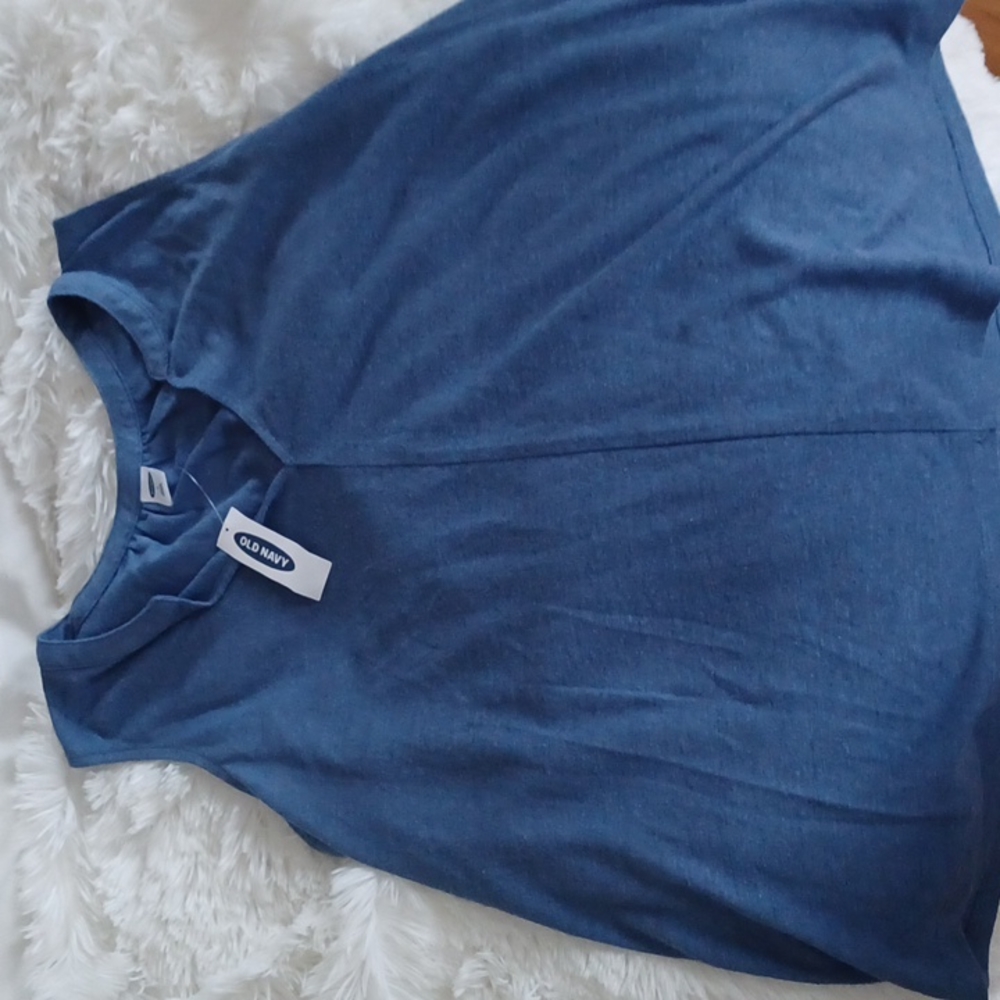 Old navy blue tank